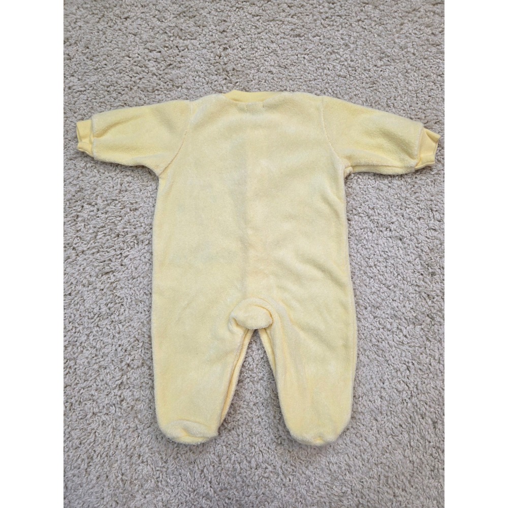 Carter's 3M Yellow Footed Pajamas Mommy & Me Duck Embroidered Baby Sleepwear - Picture 7 of 7